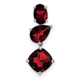 14k-white-gold-garnet-chain-slide-SolomonJeweler-Wichita-KS-CustomJewelry