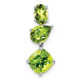 14k-white-gold-peridot-chain-slide-SolomonJeweler-Wichita-KS-CustomJewelry
