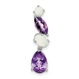 14k-white-gold-amethyst-and-opal-chain-slide-SolomonJeweler-Wichita-KS-CustomJewelry