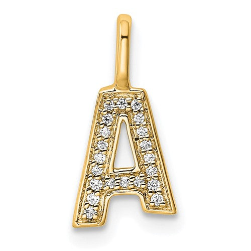 14k-gold-diamond-letter-a-initial-pendant-SolomonJeweler-Wichita-KS-CustomJewelry