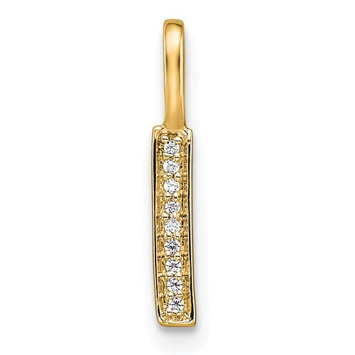 14k-yellow-gold-diamond-letter-i-initial-pendant-SolomonJeweler-Wichita-KS-CustomJewelry