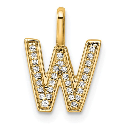 14k-gold-diamond-letter-w-initial-pendant-SolomonJeweler-Wichita-KS-CustomJewelry