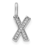 14k-white-gold-diamond-letter-x-initial-pendant-SolomonJeweler-Wichita-KS-CustomJewelry