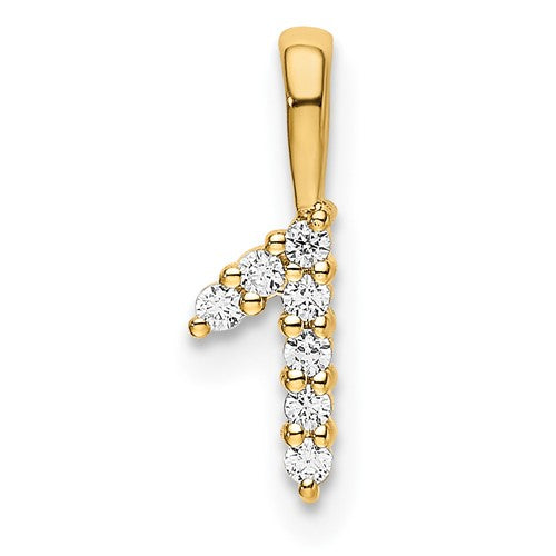 14k-diamond-number-1-pendant-SolomonJeweler-Wichita-KS-CustomJewelry