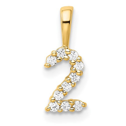 14k-diamond-number-2-pendant-SolomonJeweler-Wichita-KS-CustomJewelry