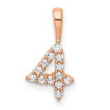 14k-rose-gold-diamond-number-4-pendant-SolomonJeweler-Wichita-KS-CustomJewelry
