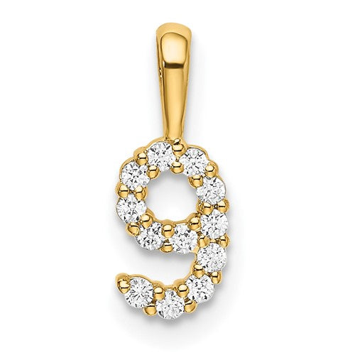 14k-diamond-number-9-pendant-SolomonJeweler-Wichita-KS-CustomJewelry