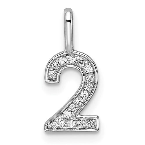 14k-white-gold-diamond-number-2-pendant-SolomonJeweler-Wichita-KS-CustomJewelry