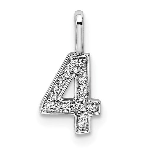 14k-white-gold-diamond-number-4-pendant-SolomonJeweler-Wichita-KS-CustomJewelry