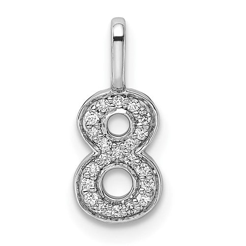 14k-white-gold-diamond-number-8-pendant-SolomonJeweler-Wichita-KS-CustomJewelry