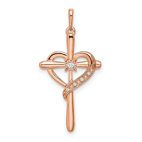 14k-rose-gold-cross-w-heart-diamond-pendant-SolomonJeweler-Wichita-KS-CustomJewelry