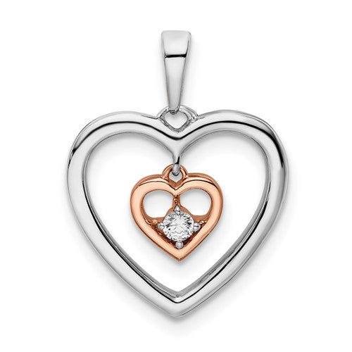 14k-two-tone-white-and-rose-double-heart-diamond-pendant-SolomonJeweler-Wichita-KS-CustomJewelry