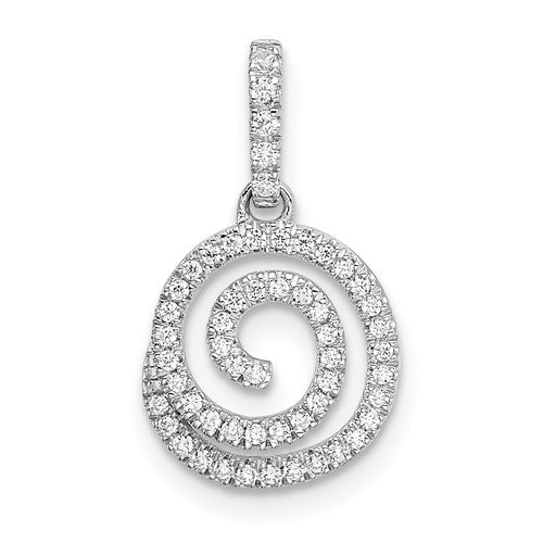14k-white-gold-circle-swirl-diamond-pendant-SolomonJeweler-Wichita-KS-CustomJewelry
