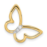 14k-polished-butterfly-diamond-chain-slide-SolomonJeweler-Wichita-KS-CustomJewelry