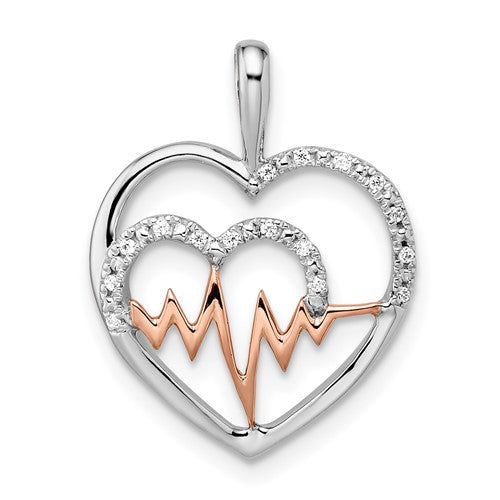 14k-two-tone-white-and-rose-heart-w-beat-diamond-pendant-SolomonJeweler-Wichita-KS-CustomJewelry