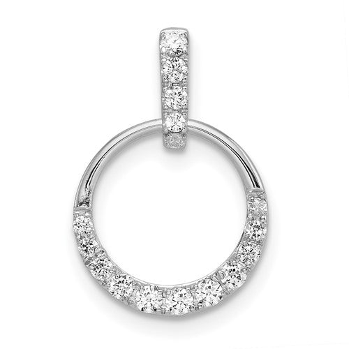 14k-white-gold-circle-diamond-pendant-SolomonJeweler-Wichita-KS-CustomJewelry