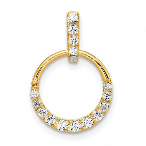 14k-circle-diamond-pendant-SolomonJeweler-Wichita-KS-CustomJewelry
