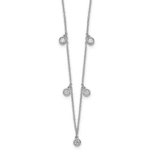 14k-white-gold-5-station-diamond-18in-necklace-SolomonJeweler-Wichita-KS-CustomJewelry