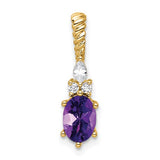 14k-polished-diamond-and-amethyst-twisted-chain-slide-SolomonJeweler-Wichita-KS-CustomJewelry
