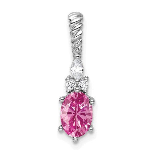 14k-white-gold-polish-diamond-lab-created-pink-sapphire-twisted-chain-sli-SolomonJeweler-Wichita-KS-CustomJewelry