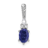 14k-white-gold-polish-diamond-and-lab-created-sapphire-twisted-chain-slide-SolomonJeweler-Wichita-KS-CustomJewelry