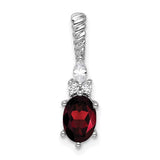 14k-white-gold-polished-diamond-and-garnet-twisted-chain-slide-SolomonJeweler-Wichita-KS-CustomJewelry
