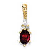 14k-polished-diamond-and-garnet-twisted-chain-slide-SolomonJeweler-Wichita-KS-CustomJewelry