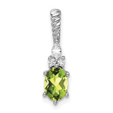 14k-white-gold-polished-diamond-and-peridot-twisted-chain-slide-SolomonJeweler-Wichita-KS-CustomJewelry