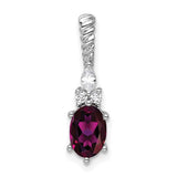14k-white-gold-polished-diamond-and-rhodolite-garnet-twisted-chain-slide-SolomonJeweler-Wichita-KS-CustomJewelry