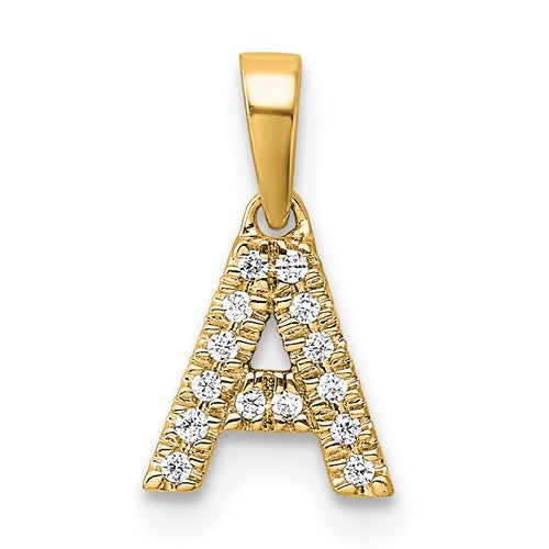 14k-diamond-letter-a-initial-with-bail-pendant-SolomonJeweler-Wichita-KS-CustomJewelry