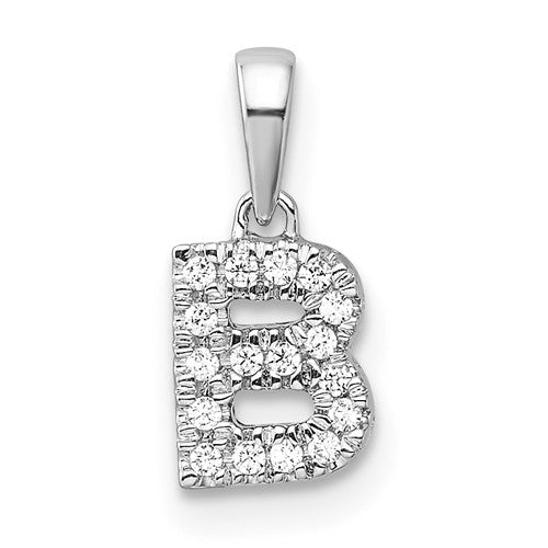 14k-white-gold-diamond-letter-b-initial-with-bail-pendant-SolomonJeweler-Wichita-KS-CustomJewelry