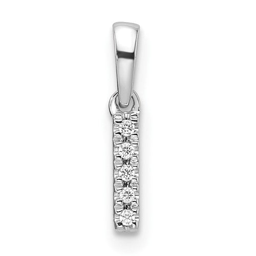14k-white-gold-diamond-letter-i-initial-with-bail-pendant-SolomonJeweler-Wichita-KS-CustomJewelry