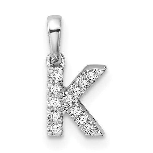 14k-white-gold-diamond-letter-k-initial-with-bail-pendant-SolomonJeweler-Wichita-KS-CustomJewelry