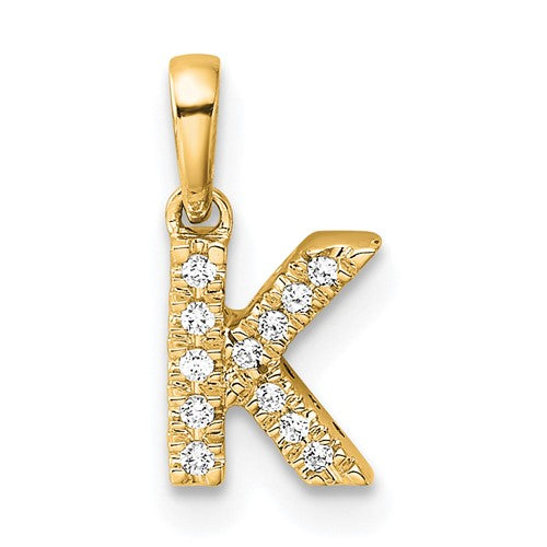 14k-diamond-letter-k-initial-with-bail-pendant-SolomonJeweler-Wichita-KS-CustomJewelry