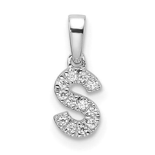 14k-white-gold-diamond-letter-s-initial-with-bail-pendant-SolomonJeweler-Wichita-KS-CustomJewelry