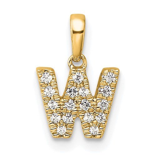 14k-diamond-letter-w-initial-with-bail-pendant-SolomonJeweler-Wichita-KS-CustomJewelry