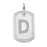 14k-white-gold-diamond-initial-d-dog-tag-charm-SolomonJeweler-Wichita-KS-CustomJewelry