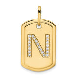 14k-diamond-initial-n-dog-tag-charm-SolomonJeweler-Wichita-KS-CustomJewelry