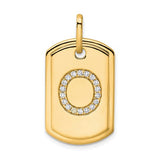 14k-diamond-initial-o-dog-tag-charm-SolomonJeweler-Wichita-KS-CustomJewelry