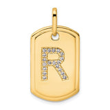 14k-diamond-initial-r-dog-tag-charm-SolomonJeweler-Wichita-KS-CustomJewelry
