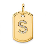 14k-diamond-initial-s-dog-tag-charm-SolomonJeweler-Wichita-KS-CustomJewelry