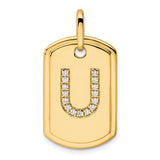 14k-diamond-initial-u-dog-tag-charm-SolomonJeweler-Wichita-KS-CustomJewelry