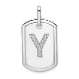 14k-white-gold-diamond-initial-y-dog-tag-charm-SolomonJeweler-Wichita-KS-CustomJewelry