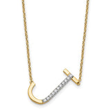14k-sideways-diamond-initial-j-necklace-SolomonJeweler-Wichita-KS-CustomJewelry