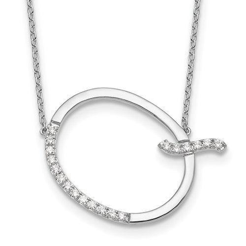 14k-white-gold-sideways-diamond-initial-q-necklace-SolomonJeweler-Wichita-KS-CustomJewelry