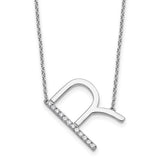 14k-white-gold-sideways-diamond-initial-r-necklace-SolomonJeweler-Wichita-KS-CustomJewelry