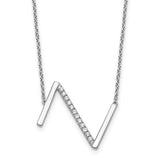 14k-white-gold-sideways-diamond-initial-z-necklace-SolomonJeweler-Wichita-KS-CustomJewelry