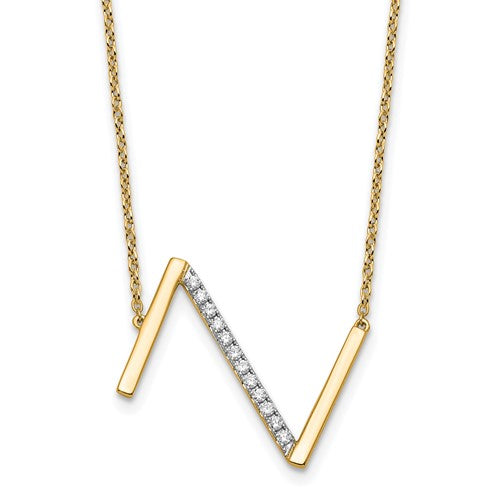 14k-sideways-diamond-initial-z-necklace-SolomonJeweler-Wichita-KS-CustomJewelry