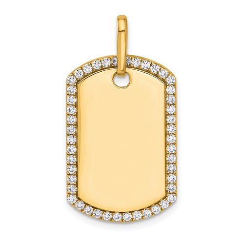 14k-yellow-gold-personalized-diamond-dog-tag-charm-SolomonJeweler-Wichita-KS-CustomJewelry