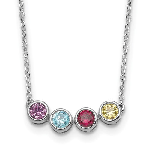 14kw-4-family-birthstone-necklace-mounting-SolomonJeweler-Wichita-KS-CustomJewelry